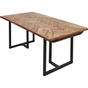 Paris Prix Table De Repas En Bois Ridoma 180cm Marron 9