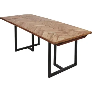 Paris Prix Table De Repas En Bois Ridoma 180cm Marron 11