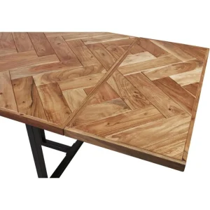 Paris Prix Table De Repas En Bois Ridoma 180cm Marron 15