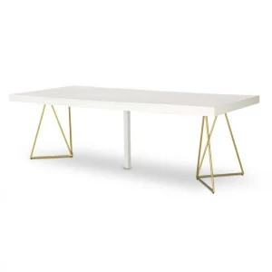 Paris Prix Table De Repas Extensible Lanei 90-240cm Blanc 11