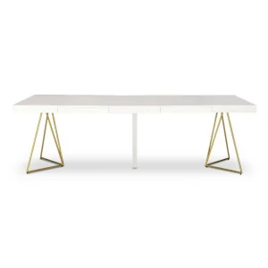 Paris Prix Table De Repas Extensible Lanei 90-240cm Blanc 13