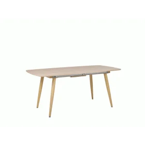 Beliani Table De Salle à Manger Extensible Effet Bois Clair 180/210 X 90 Cm H… 15