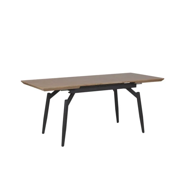 Beliani Table De Salle à Manger Extensible Effet Bois Foncé 140/180 X 80 Cm … 1