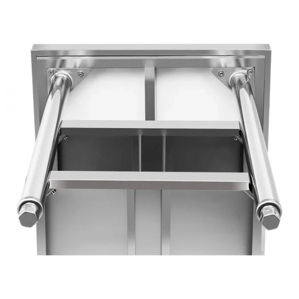 HELLOSHOP26 Table De Travail Inox 150 X 60 Cm 600 Kg 3 Niveaux 14_0003687 3