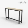 Office24 Table D’entrée Console 120x40cm Design Bois Métal Noir Welcome Light… 19