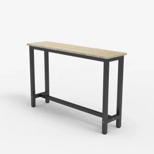 Office24 Table D’entrée Console 120x40cm Design Bois Métal Noir Welcome Light… 11