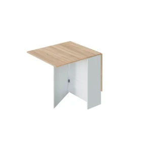 Usinestreet Table Extensible ERIKA L31/140cm – Blanc / Bois 13