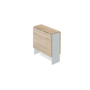 Usinestreet Table Extensible ERIKA L31/140cm – Blanc / Bois 15