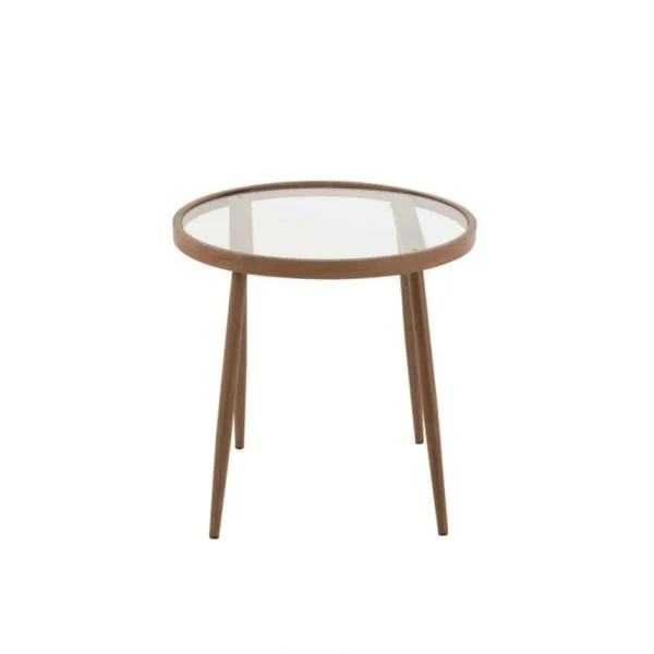 Paris Prix Table Gigogne Design Fuolas 50cm Marron 3