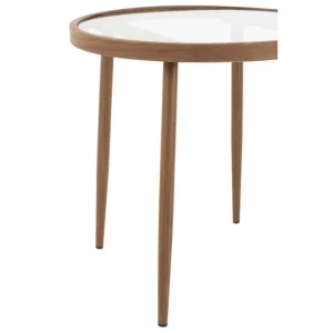 Paris Prix Table Gigogne Design Fuolas 50cm Marron 13