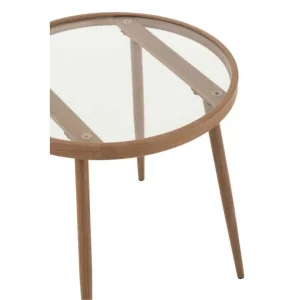 Paris Prix Table Gigogne Design Fuolas 50cm Marron 15