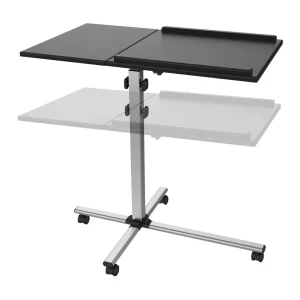 HELLOSHOP26 Table Pour Ordinateur Portable Bureau Réglable En Hauteur Table Roula… 13