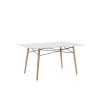 Beliani Table Blanche 140 X 80 Cm BIONDI – Blanc 16