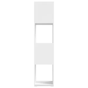 VidaXL Armoire Rotative Blanc 34,5×34,5×147,5 Cm Aggloméré 13