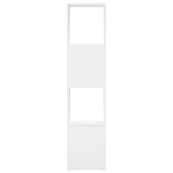 VidaXL Armoire Rotative Blanc 34,5×34,5×147,5 Cm Aggloméré 6