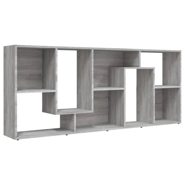 VidaXL Bibliothèque Sonoma Gris 67x24x161 Cm Bois D’ingénierie 5