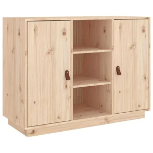 VidaXL Buffet 100x40x75 Cm Bois Massif De Pin 9