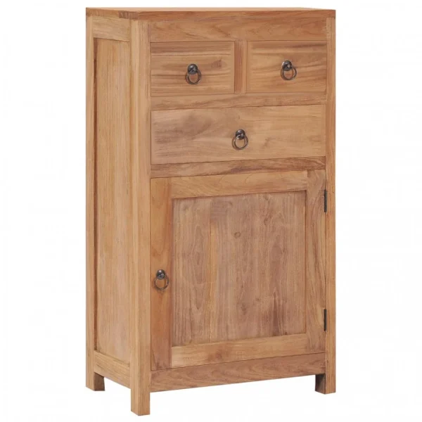 VidaXL Buffet 50 X 30 X 90 Cm Bois De Teck Massif 1