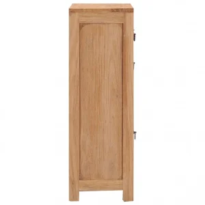 VidaXL Buffet 50 X 30 X 90 Cm Bois De Teck Massif 13