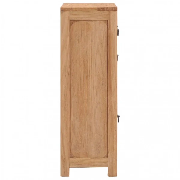 VidaXL Buffet 50 X 30 X 90 Cm Bois De Teck Massif 5