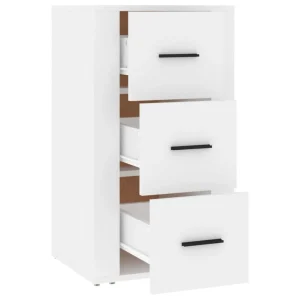 VidaXL Buffet Blanc 40x33x70 Cm Bois D’ingénierie 11