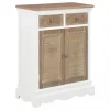 VidaXL Buffet Blanc 60 X 30 X 80 Cm Bois Massif 13