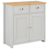 VidaXL Buffet Gris 79 X 35 X 81 Cm 11