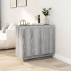 VidaXL Buffet Sonoma Gris 80x40x75 Cm Bois D’ingénierie 14