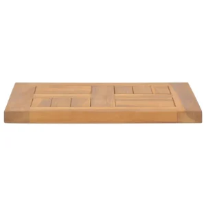 VidaXL Dessus De Table Carré 40x40x2,5 Cm Bois De Teck Massif 11