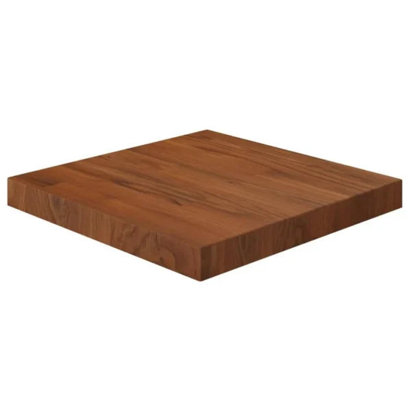 VidaXL Dessus De Table Carré Marron Foncé 40x40x4 Cm Bois Chêne Tra… 1