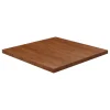 VidaXL Dessus De Table Carré Marron Foncé 90x90x4cm Bois Chêne Trai… 7