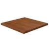 VidaXL Dessus De Table Carré Marron Foncé50x50x2,5cm Bois Chêne Tra… 10