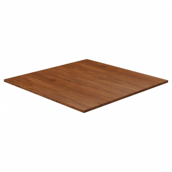 VidaXL Dessus De Table Carré Marron Foncé80x80x1,5cm Bois Chêne Tra… 1