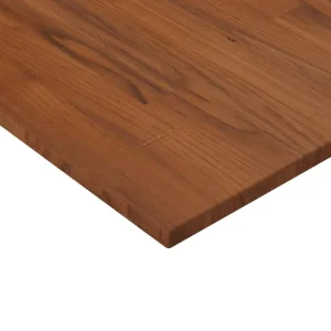 VidaXL Dessus De Table Carré Marron Foncé80x80x1,5cm Bois Chêne Tra… 8