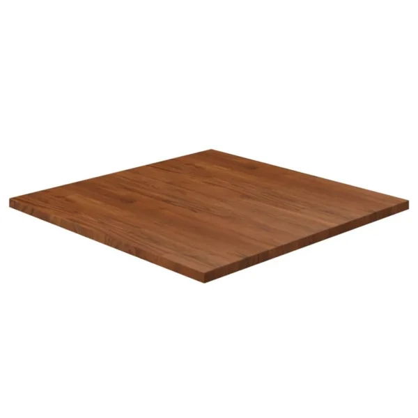 VidaXL Dessus De Table Carré Marron Foncé80x80x2,5cm Bois Chêne Tra… 1