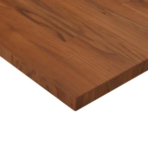 VidaXL Dessus De Table Carré Marron Foncé80x80x2,5cm Bois Chêne Tra… 8