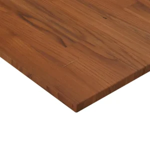 VidaXL Dessus De Table Carré Marron Foncé90x90x1,5cm Bois Chêne Tra… 8