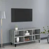 VidaXL Meuble TV Avec Pieds En Métal Sonoma Gris 103,5x30x50 Cm 19