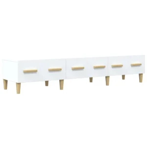 VidaXL Meuble TV Blanc 150×34,5×30 Cm Bois D’ingénierie 9