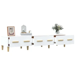 VidaXL Meuble TV Blanc 150×34,5×30 Cm Bois D’ingénierie 13