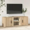 VidaXL Meuble TV Chêne Sonoma 100×31,5×35 Cm Bois D’ingénierie 13