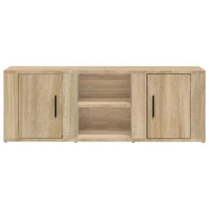 VidaXL Meuble TV Chêne Sonoma 100×31,5×35 Cm Bois D’ingénierie 13