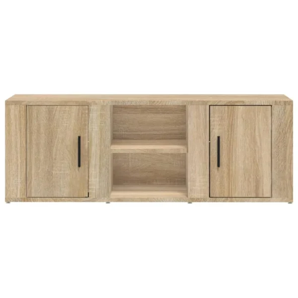 VidaXL Meuble TV Chêne Sonoma 100×31,5×35 Cm Bois D’ingénierie 5