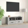 VidaXL Meuble TV Gris Béton 100x35x40 Cm Bois D’ingénierie 28