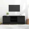 VidaXL Meuble TV Noir 102x35x36,5 Cm Bois D’ingénierie 16