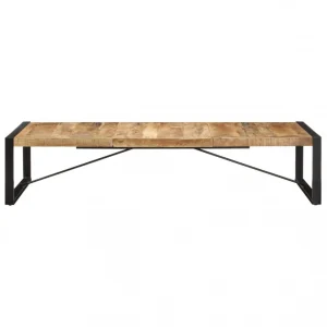 VidaXL Table Basse 180x90x40 Cm Bois De Manguier Brut 11