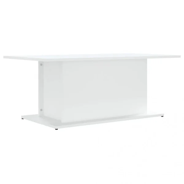 VidaXL Table Basse Blanc 102×55,5×40 Cm Aggloméré 3