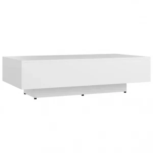 VidaXL Table Basse Blanc 115x60x31 Cm Aggloméré 9