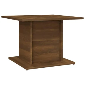 VidaXL Table Basse Chêne Marron 55,5×55,5×40 Cm Aggloméré 9