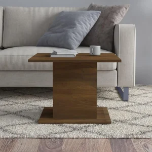 VidaXL Table Basse Chêne Marron 55,5×55,5×40 Cm Aggloméré 13